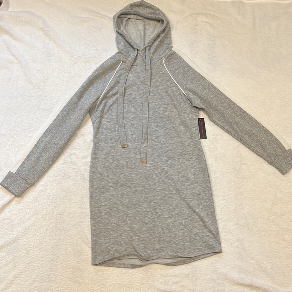 Sweater dress never worn with hood, tags are still on